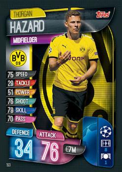 Thorgan Hazard Borussia Dortmund 2019/20 Topps Match Attax CL UK version #193