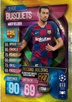Sergio Busquets FC Barcelona 2019/20 Topps Match Attax CL UK version UCL Record Holders #314