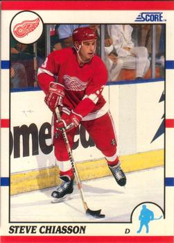 Steve Chiasson Detroit Red Wings Score 1990/91 American #214