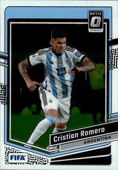 Cristian Romero Argentina Panini Donruss Soccer 2023/24 Optic #3