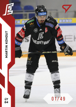 Martin Kohout Karlovy Vary Tipsport ELH 2022/23 SportZoo 1. serie Red /49 #213