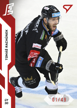 Tomas Rachunek Karlovy Vary Tipsport ELH 2022/23 SportZoo 1. serie Red /49 #214