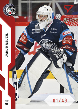 Jakub Neuzil Liberec Tipsport ELH 2022/23 SportZoo 1. serie Red /49 #110