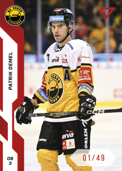 Patrik Demel Litvinov Tipsport ELH 2022/23 SportZoo 1. serie Red /49 #218