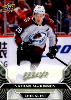 Nathan MacKinnon Colorado Avalanche Upper Deck MVP 2020/21 #100