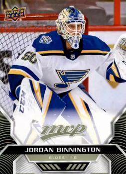 Jordan Binnington St. Louis Blues Upper Deck MVP 2020/21 #107