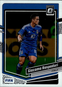 Giacomo Raspadori Italy Panini Donruss Soccer 2023/24 Optic #35