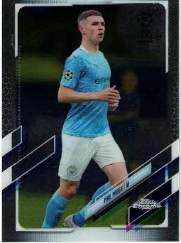 Phil Foden Manchester City 2020/21 Topps Chrome UEFA Champions League #34