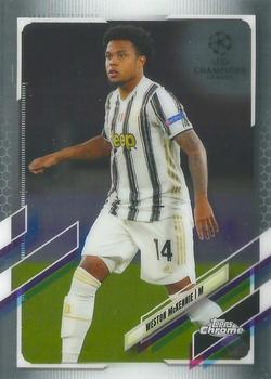 Weston McKennie Juventus FC 2020/21 Topps Chrome UEFA Champions League #79