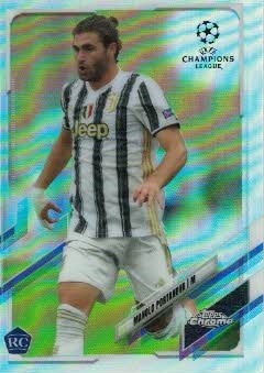 Manolo Portanova Juventus FC 2020/21 Topps Chrome UEFA Champions League Refractor #21