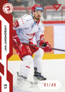 Jan Jaromersky Trinec Tipsport ELH 2022/23 SportZoo 1. serie Red /49 #6