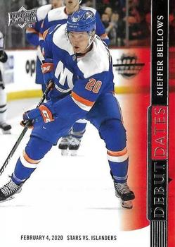 Kieffer Bellows New York Islanders Upper Deck 2020/21 Series 1 Debut Dates #DD-7