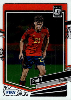 Pedri Spain Panini Donruss Soccer 2023/24 Optic #52
