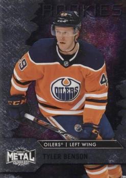 Tyler Benson Edmonton Oilers Skybox Metal Universe 2020/21 Rookie #111