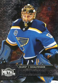Jordan Binnington St. Louis Blues Skybox Metal Universe 2020/21 All-Stars #153