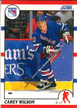 Carey Wilson New York Rangers Score 1990/91 American #254