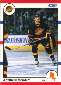 Andrew McBain Vancouver Canucks Score 1990/91 American #257