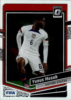Yunus Musah USA Panini Donruss Soccer 2023/24 Optic #62