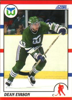Dean Evason Hartford Whalers Score 1990/91 American #259