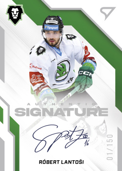 Robert Lantosi Mlada Boleslav Tipsport ELH 2022/23 SportZoo 1. serie Authentic Signature Level 1 /150 #AS1-RL