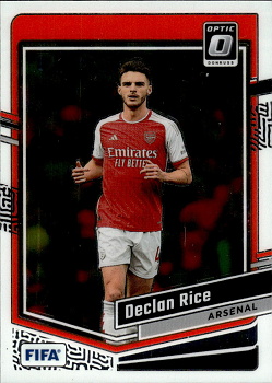 Declan Rice Arsenal Panini Donruss Soccer 2023/24 Optic #70
