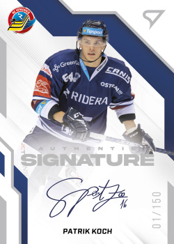 Patrik Koch Vitkovice Tipsport ELH 2022/23 SportZoo 1. serie Authentic Signature Level 1 /150 #AS1-KC