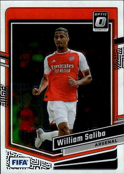 William Saliba Arsenal Panini Donruss Soccer 2023/24 Optic #73