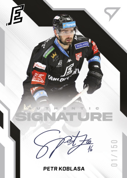 Petr Koblasa Karlovy Vary Tipsport ELH 2022/23 SportZoo 1. serie Authentic Signature Level 1 /150 #AS1-PK