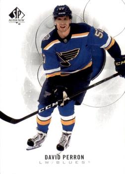 David Perron St. Louis Blues Upper Deck SP Authentic 2020/21 #78