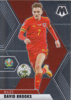 David Brooks Wales Panini UEFA EURO 2020 Mosaic #195