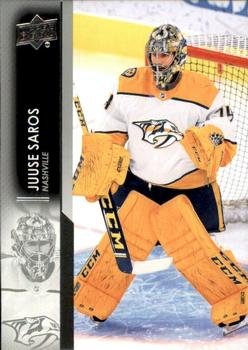 Juuse Saros Nashville Predators Upper Deck 2021/22 Series 1 #105