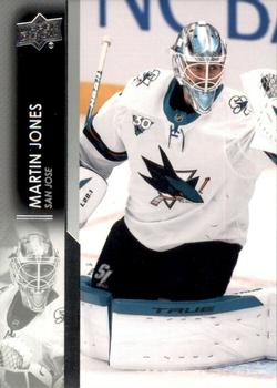 Martin Jones San Jose Sharks Upper Deck 2021/22 Series 1 #150