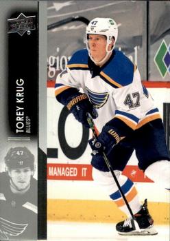 Torey Krug St. Louis Blues Upper Deck 2021/22 Series 1 #155