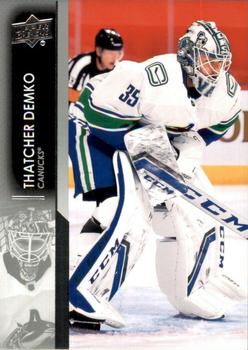 Thatcher Demko Vancouver Canucks Upper Deck 2021/22 Series 1 #173