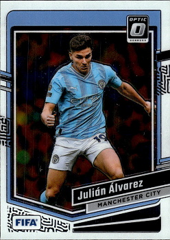 Julian Alvarez Manchester City Panini Donruss Soccer 2023/24 Optic #90