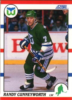 Randy Cunneyworth Hartford Whalers Score 1990/91 American #276