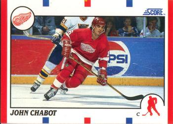 John Chabot Detroit Red Wings Score 1990/91 American #277