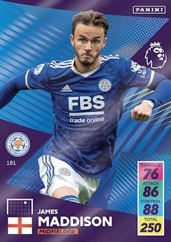 James Maddison Leicester City 2021/22 Panini Adrenalyn XL #181