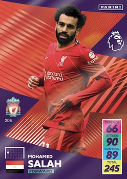 Mohamed Salah Liverpool 2021/22 Panini Adrenalyn XL #205
