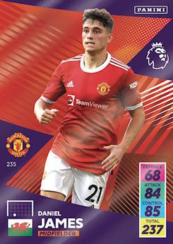 Daniel James Manchester United 2021/22 Panini Adrenalyn XL #235