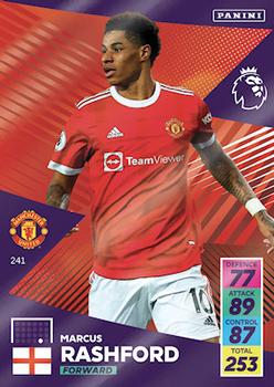 Marcus Rashford Manchester United 2021/22 Panini Adrenalyn XL #241