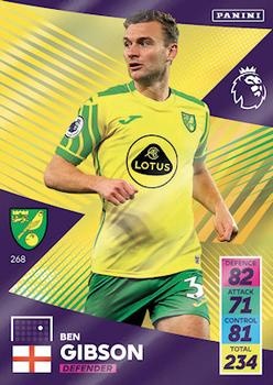 Ben Gibson Norwich City 2021/22 Panini Adrenalyn XL #268