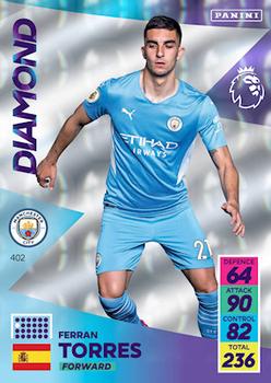 Ferran Torres Manchester City 2021/22 Panini Adrenalyn XL Diamond #402