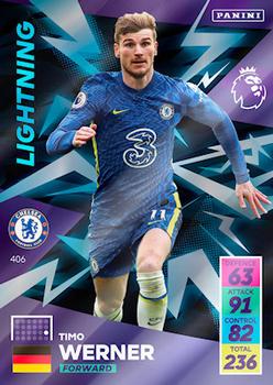Timo Werner Chelsea 2021/22 Panini Adrenalyn XL Lightning #406