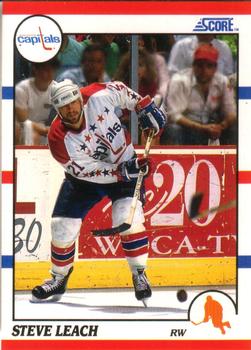 Steve Leach Washington Capitals Score 1990/91 American #279