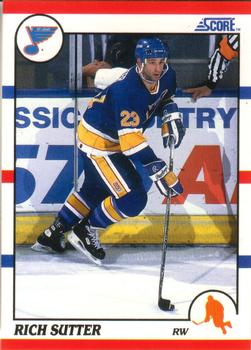 Rich Sutter St. Louis Blues Score 1990/91 American #281