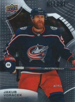 Jakub Voracek Columbus Blue Jackets Upper Deck Allure 2021/22 #95