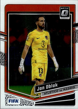 Jan Oblak Atletico Madrid Panini Donruss Soccer 2023/24 Optic #110