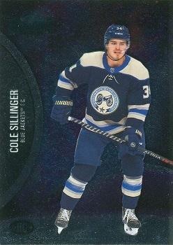 Cole Sillinger Columbus Blue Jackets Skybox Metal Universe 2021/22 Rookie #161
