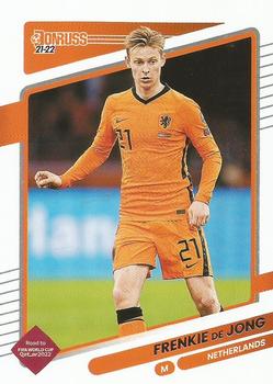 Frenkie de Jong Netherlands Panini Donruss Road to Qatar 2021/22 #93
